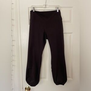 Aerie Offline Hugger Cinch Pants Size XL Brown